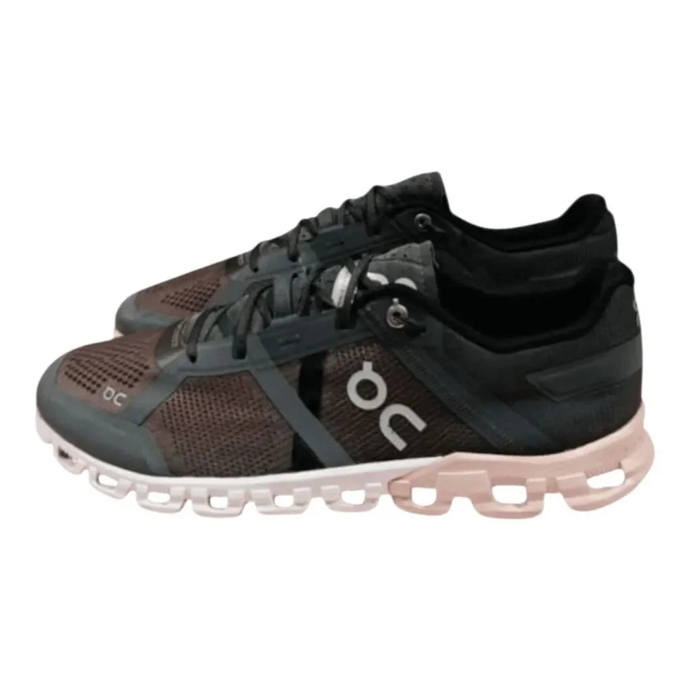 ON RUNNING Cloudflow 'Rock/Rose' Running Shoes Size 8.5